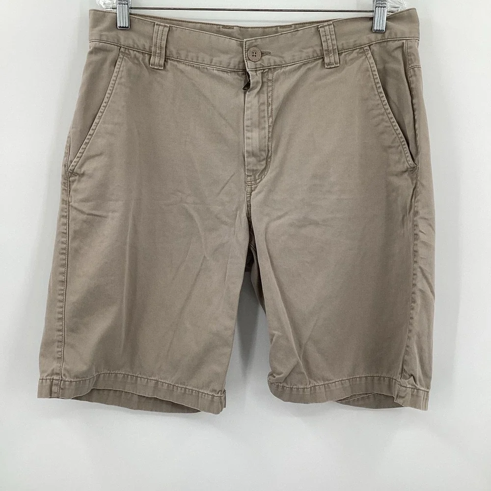 Men's The North Face Flat Front Hiking Outdoors Rugged Shorts‎ #AU8W 36 Long
